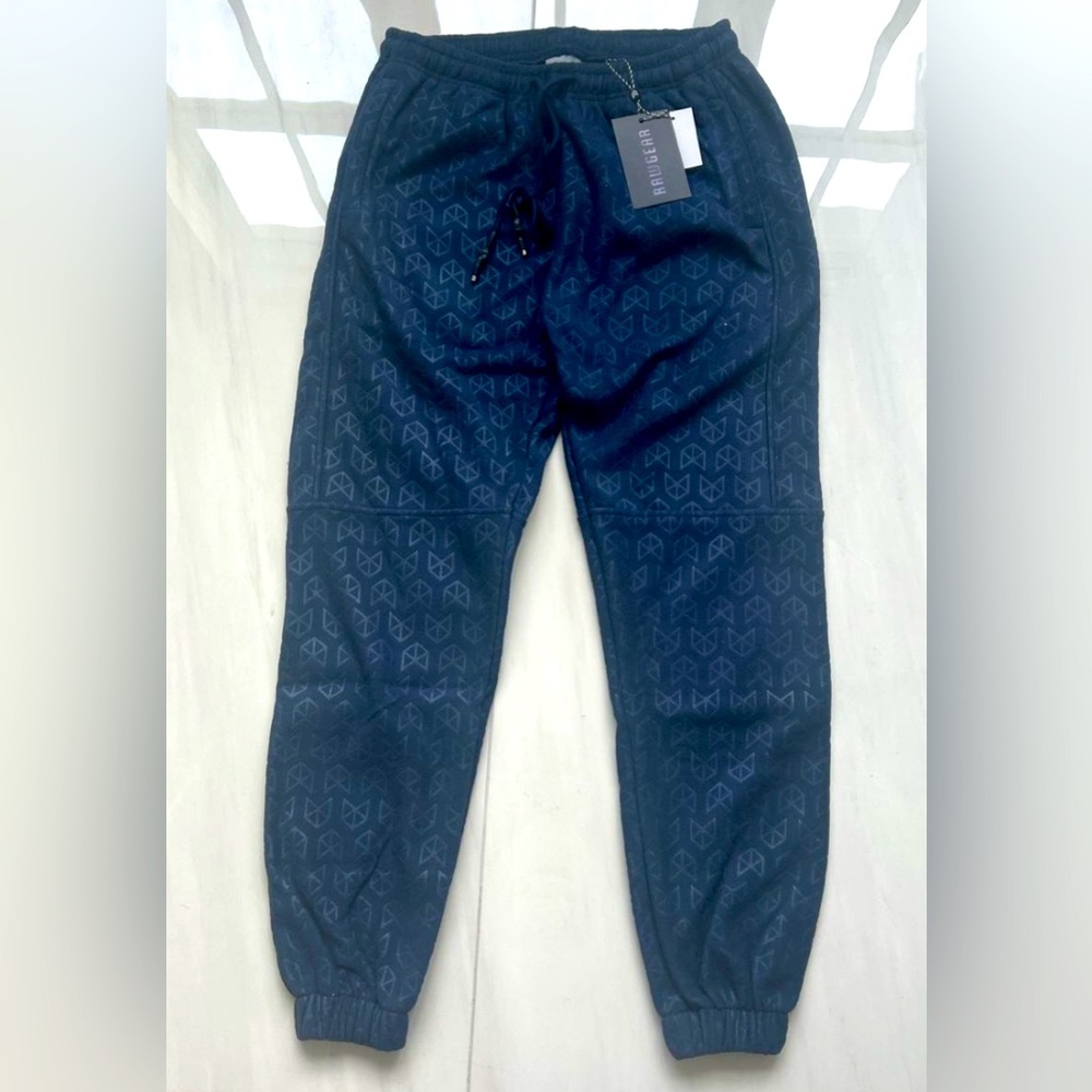 Brand New Men’s Navy Blue RawGear Fleece Sweatpants in size S with tags